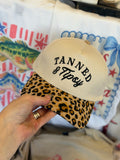 TANNED & TIPSY TRUCKER HAT
