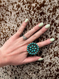 Hada Sterling Silver Kingman Turquoise Ring