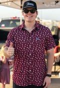 Burlebo Performance Button Up Gameday in College Station