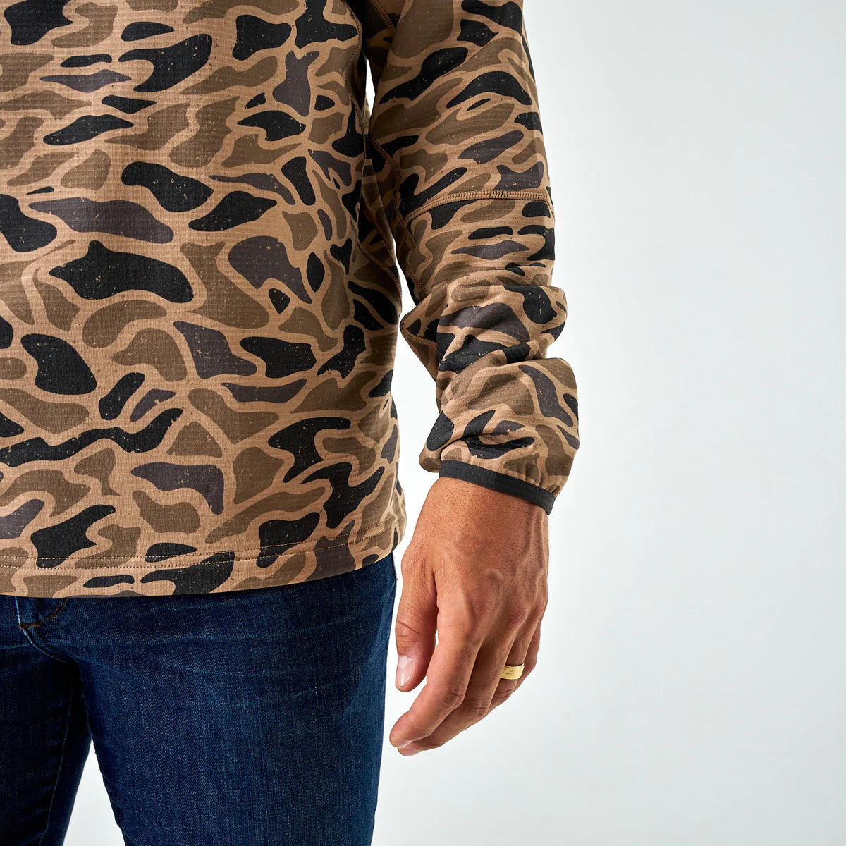 Blaze Tech Quarter Zip - Gauge Camo