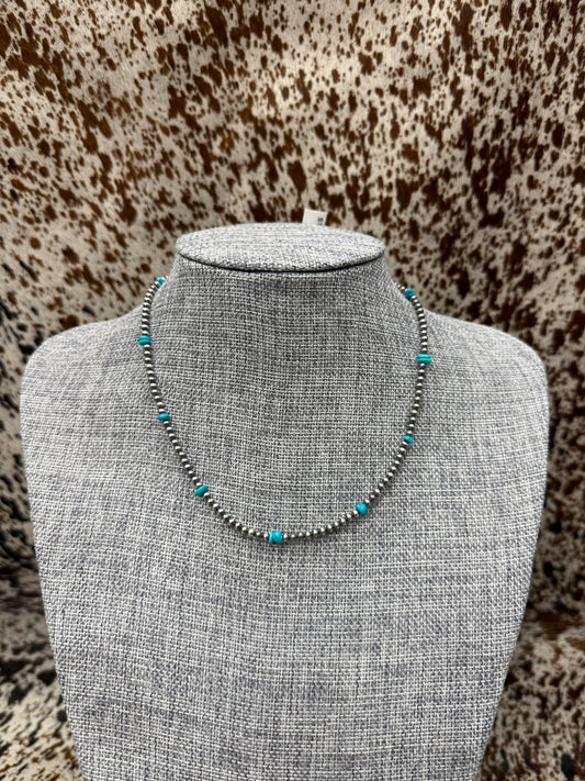 Turquoise Stone Navajo Necklace