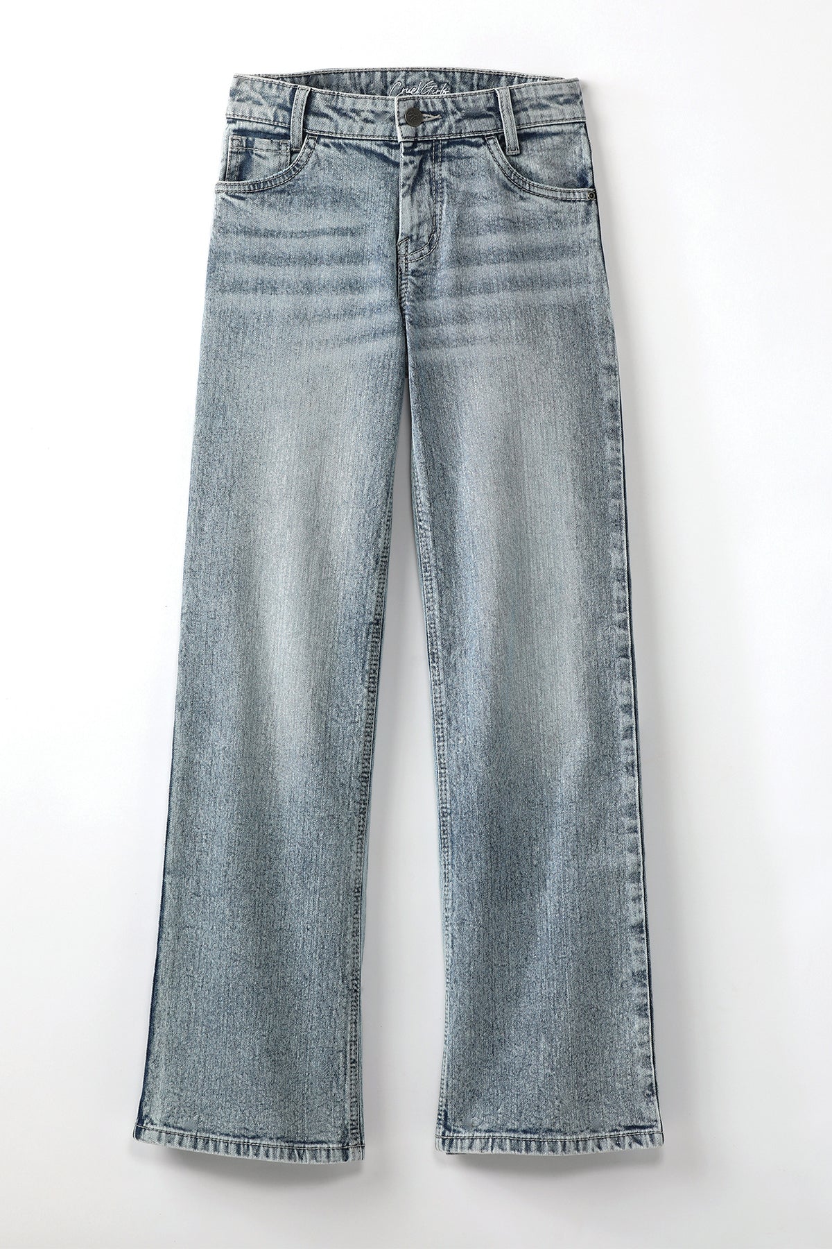 Cruel Girl Little Girls' Indigo Wide Leg Jean