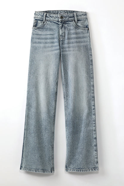 Cruel Girl Little Girls' Indigo Wide Leg Jean