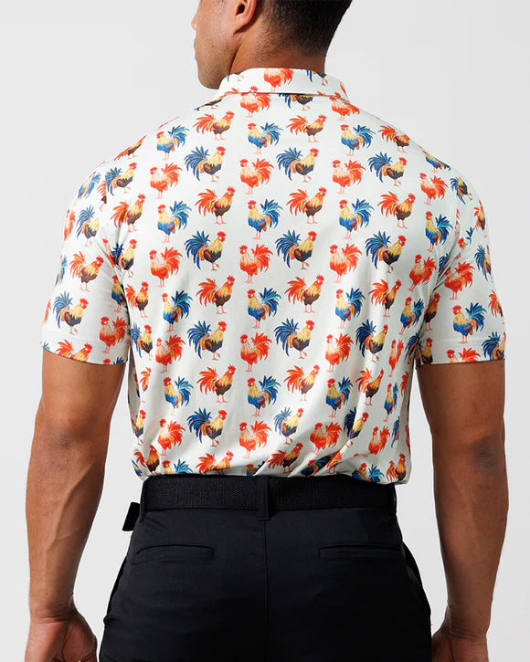 Cocky Rooster Men's Polo