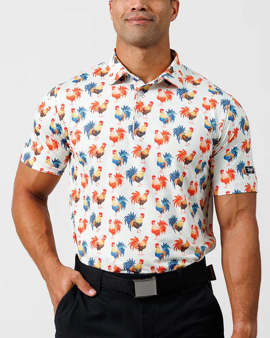 Cocky Rooster Men's Polo