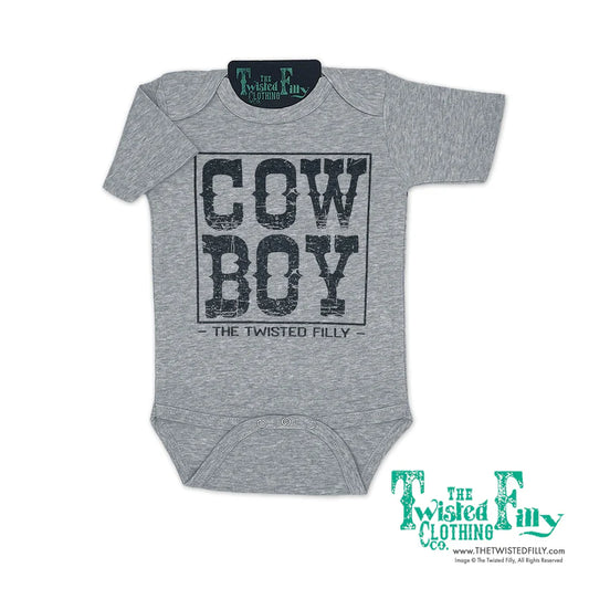 Cowboy Infant Short Sleeve Onesie