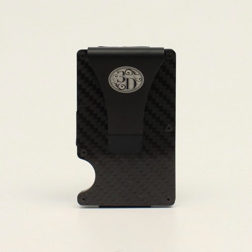 3-D Smart Black Card Holder & Money Clip