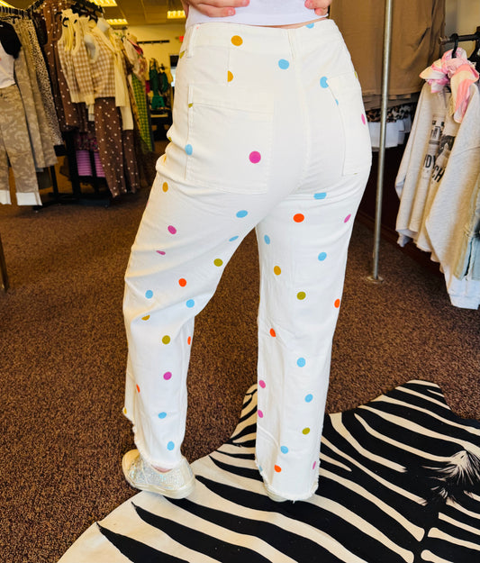 The Julsie Polka Dot Jeans