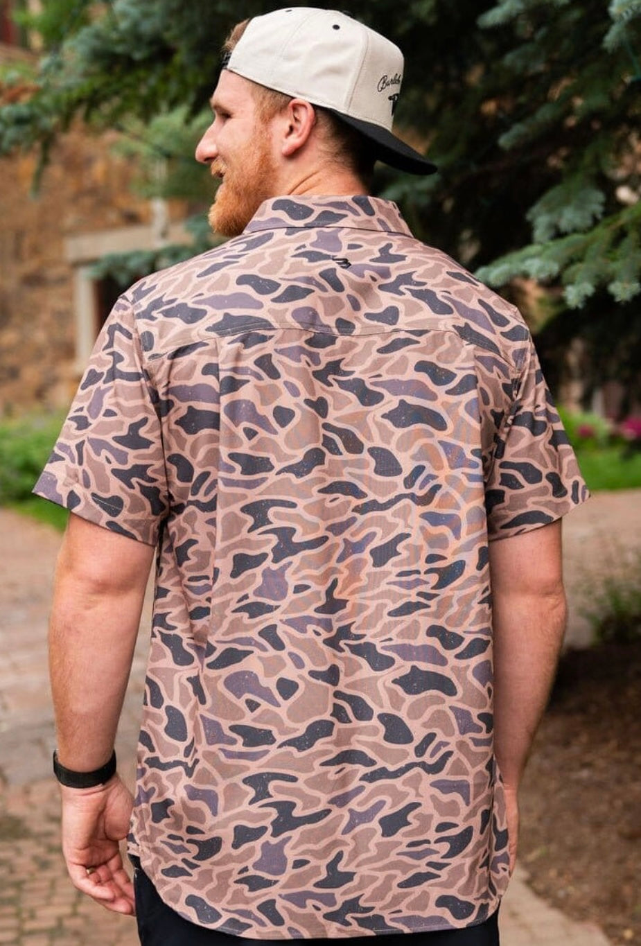 Burlebo Performance Button Up Gauge Camo
