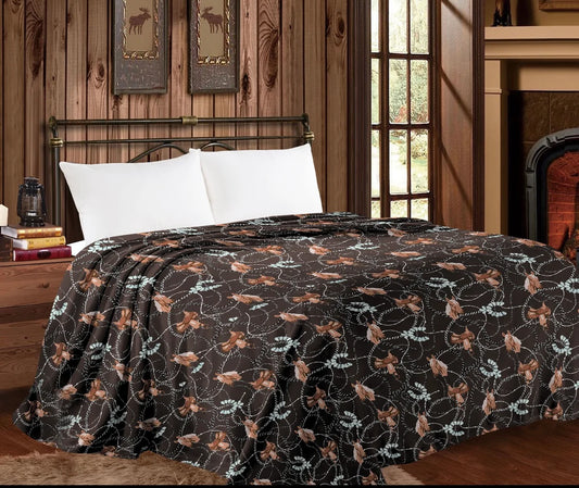 Squash Blossom Horse Blanket - King Size