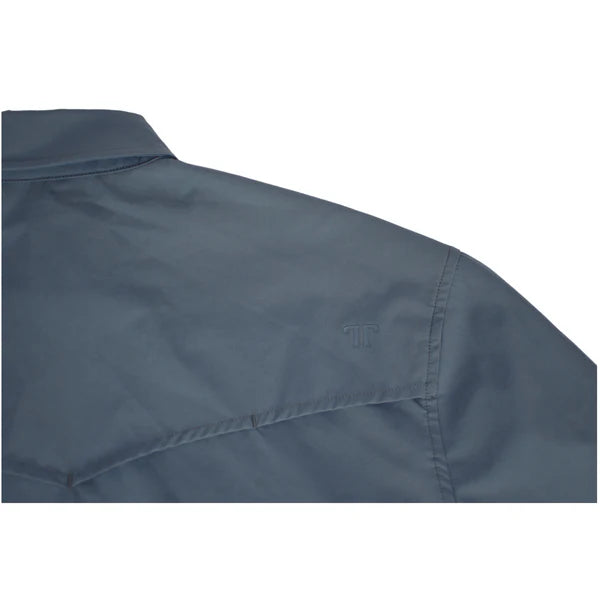 Core Men's Blue Long Sleeve Snap Shirt