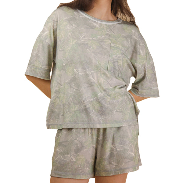 Camo Shirt & Short Set