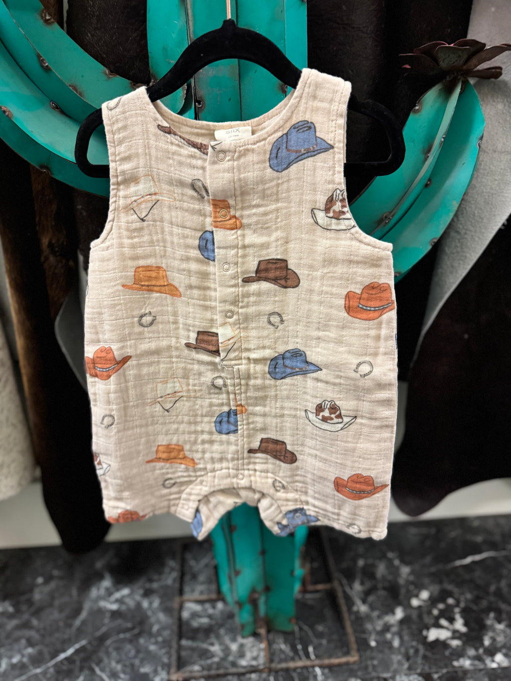 Western / Muslin Shortie Romper