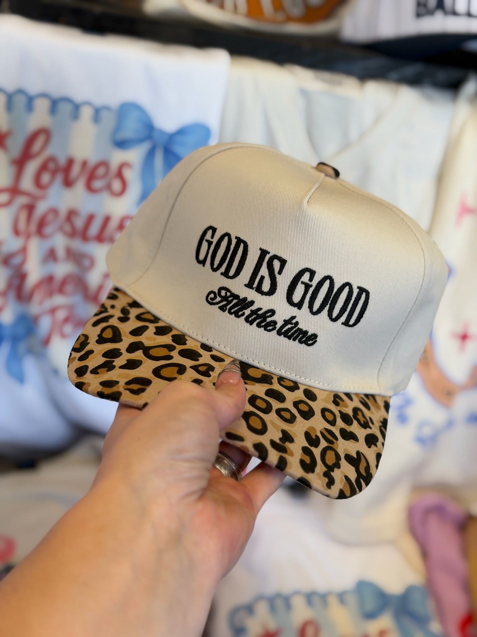 GOD IS GOOD TRUCKER HAT