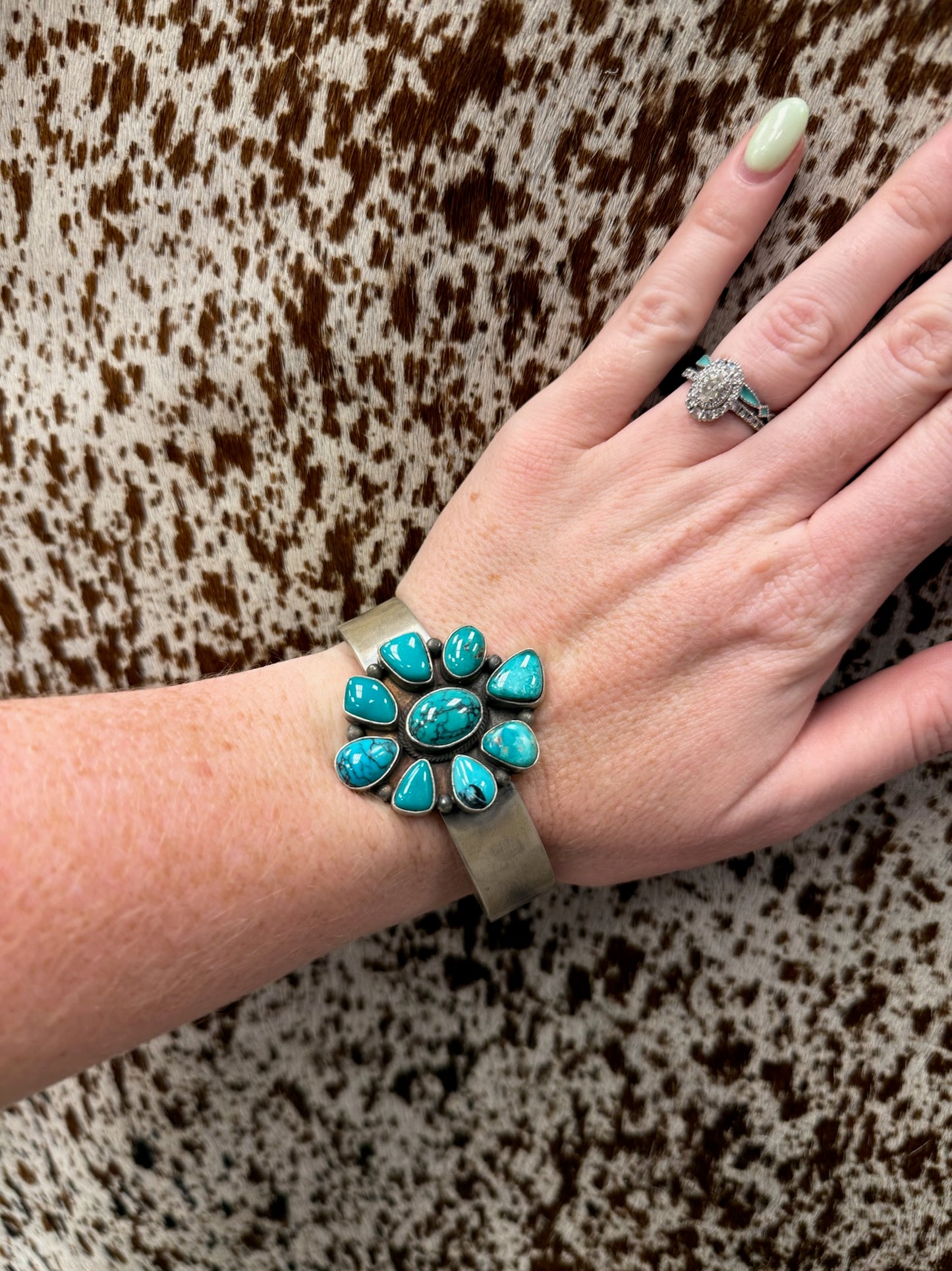 Betta Lee Carico Lake Turquoise Cuff