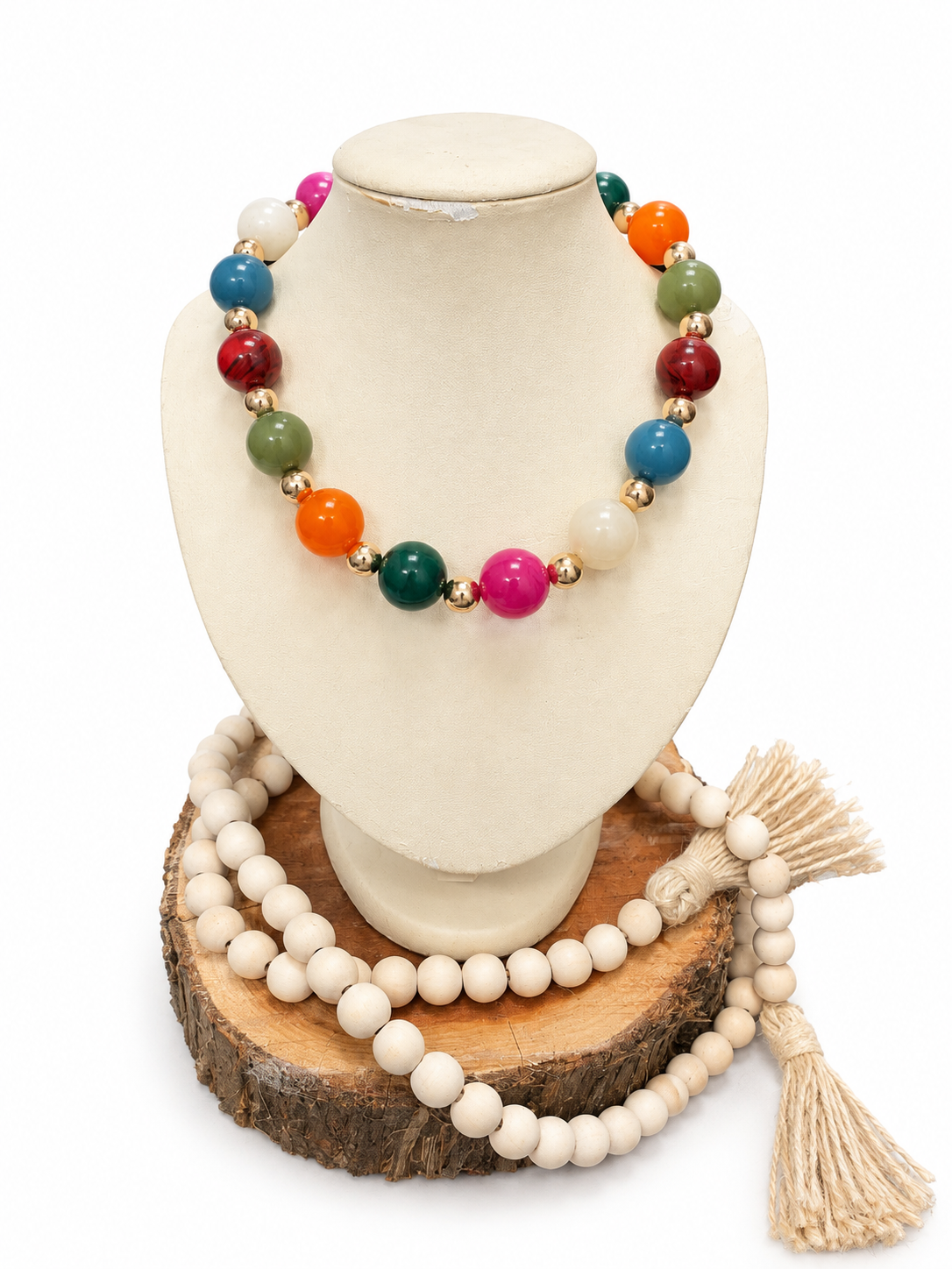 Chunky Beaded Necklace