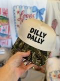 DILLY DALLY TRUCKER HAT- CAMO