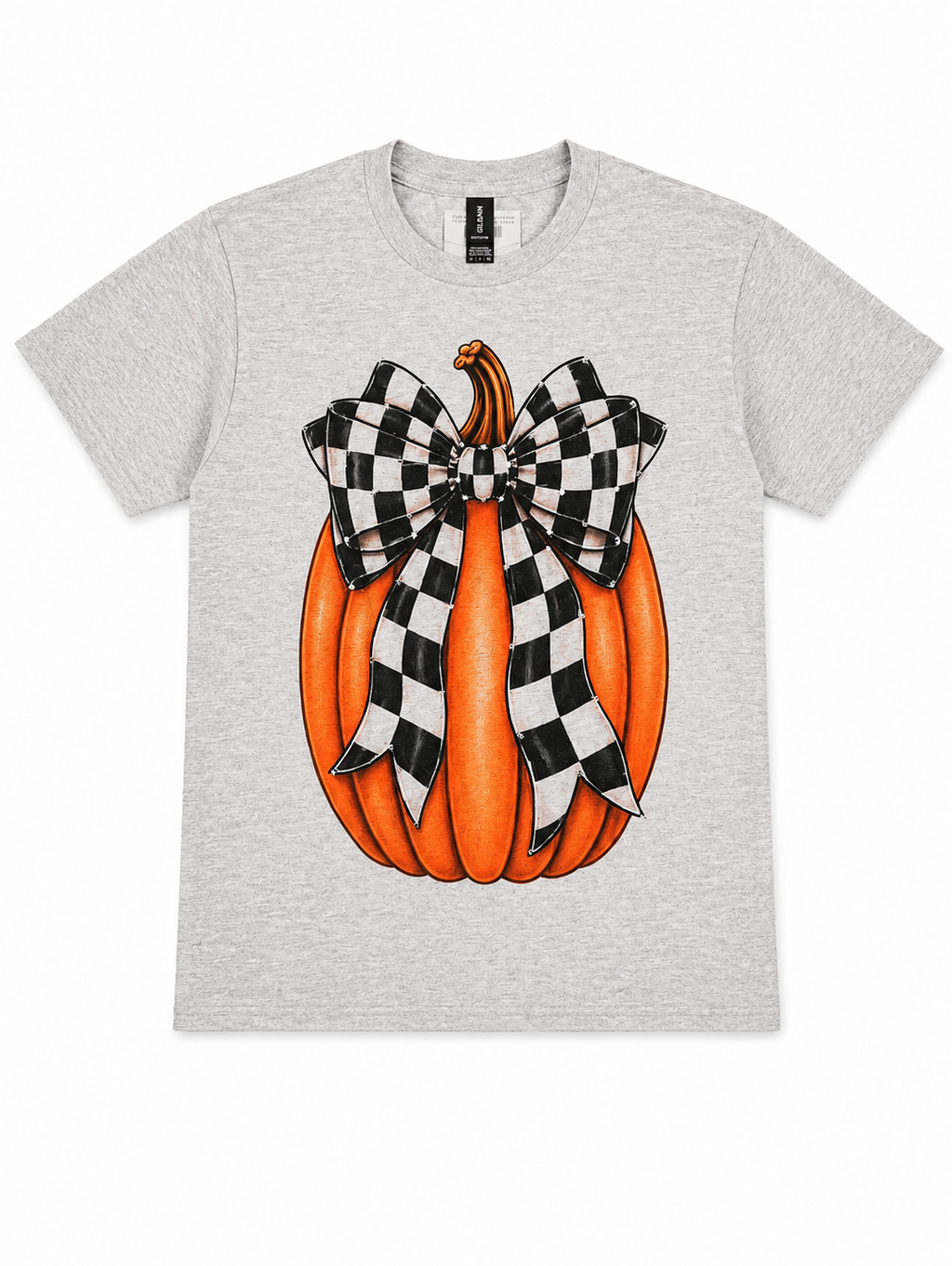 Checkered Pumpkin Tee