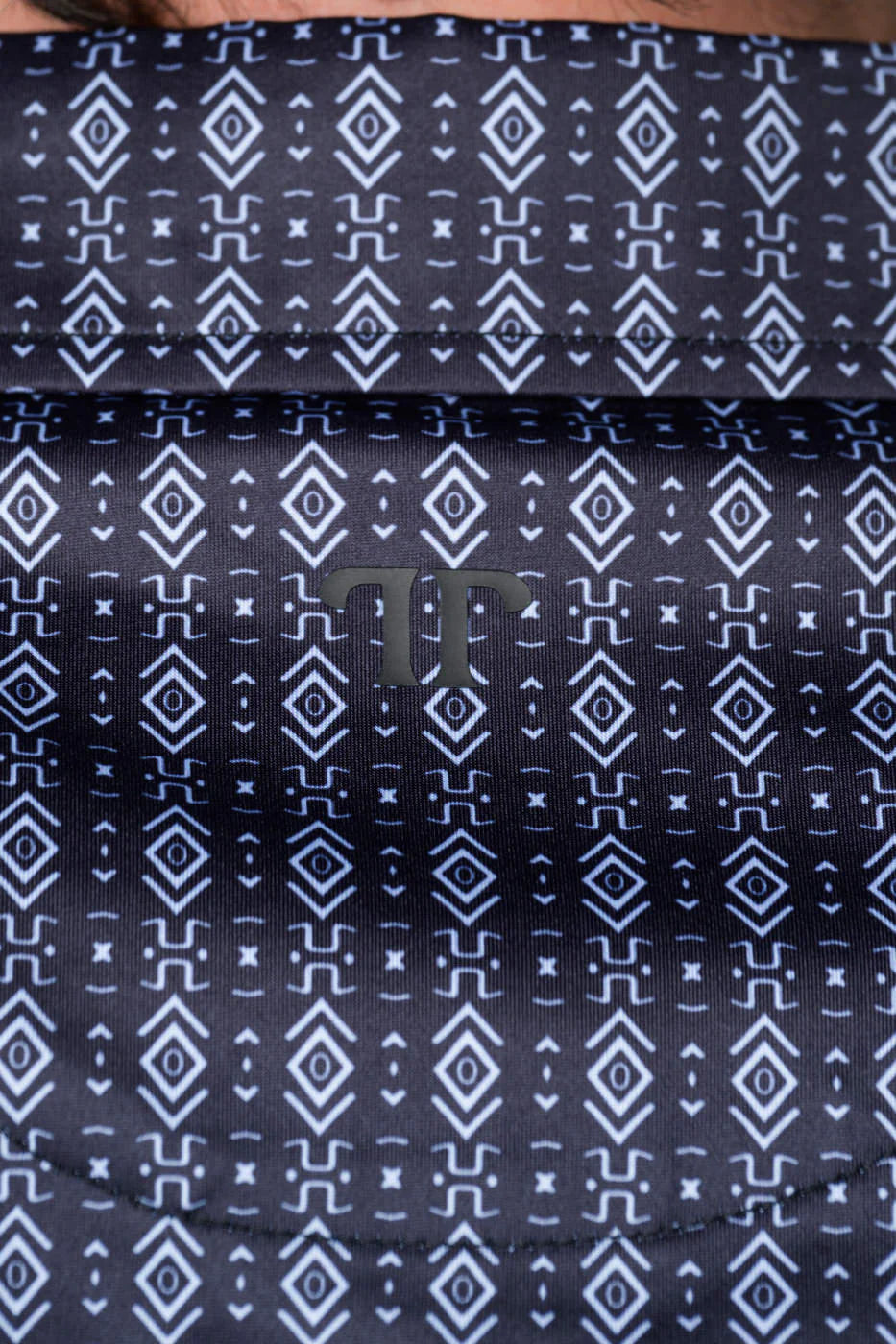 Polo- Black Aztec