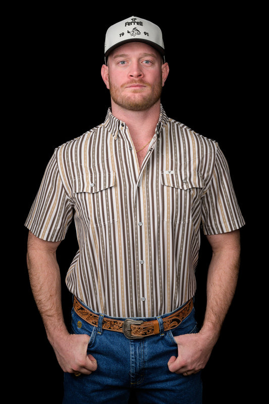 The Wyatt Green Short Sleeve Snap Shirt