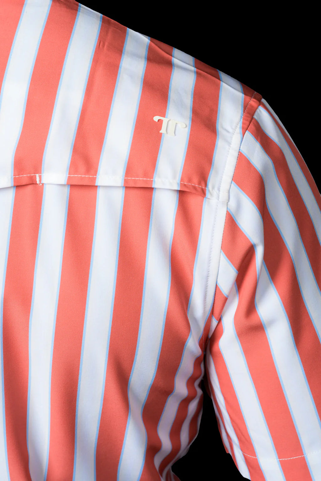 The Liam in Salmon - Short Sleeve Snap