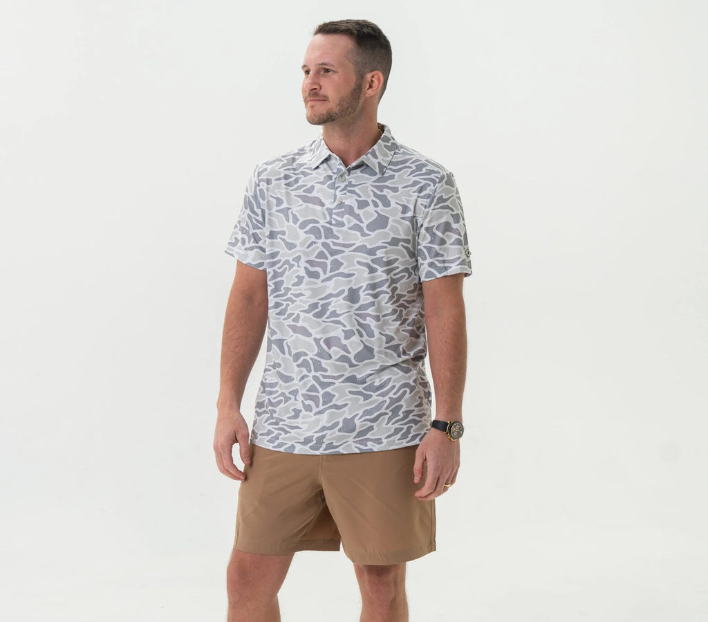 Performance Polo - White Camo
