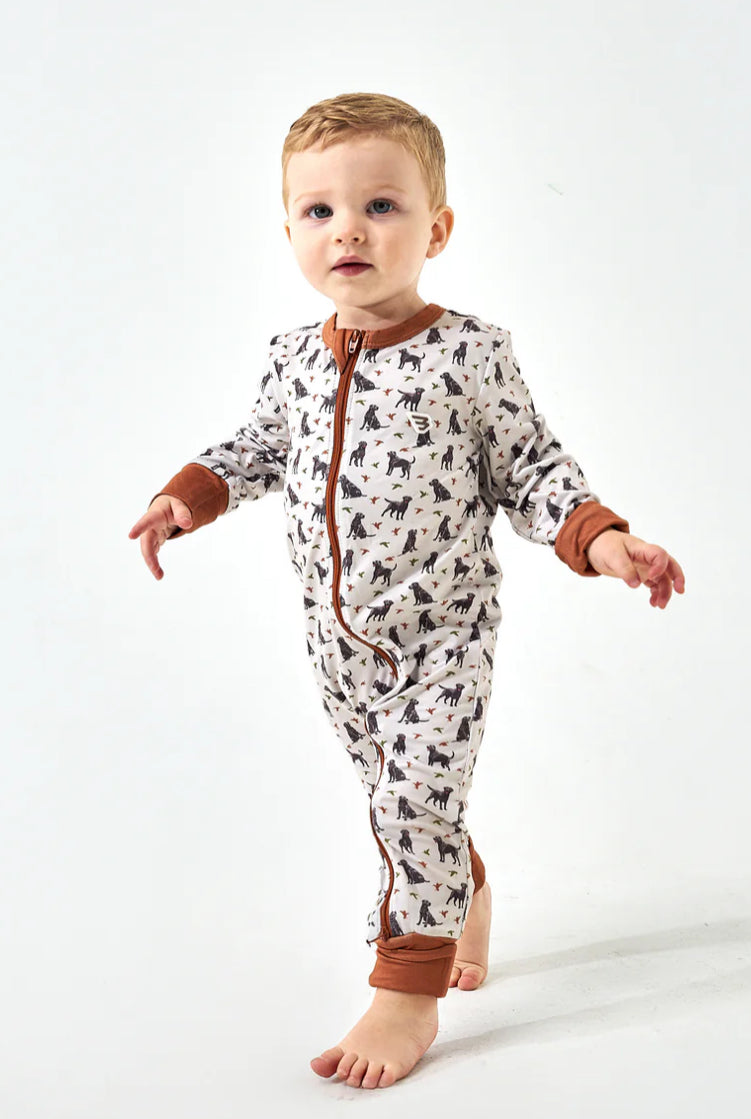 Baby Zip Up - Ducks And Dogs
