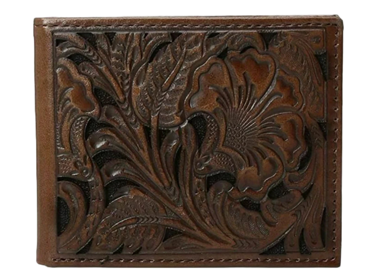 Ariat Premium Floral Embossed Bi Fold Wallet A3533002