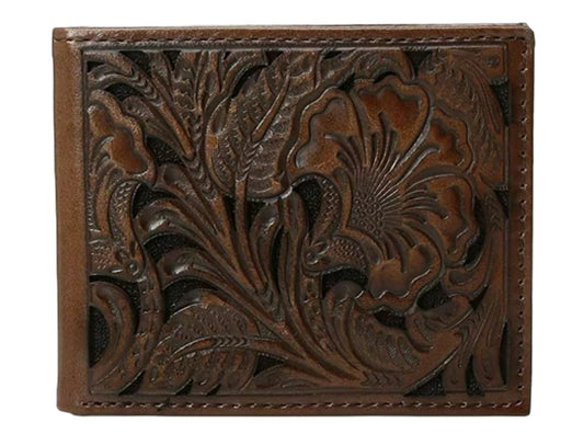 Ariat Premium Floral Embossed Bi Fold Wallet A3533002