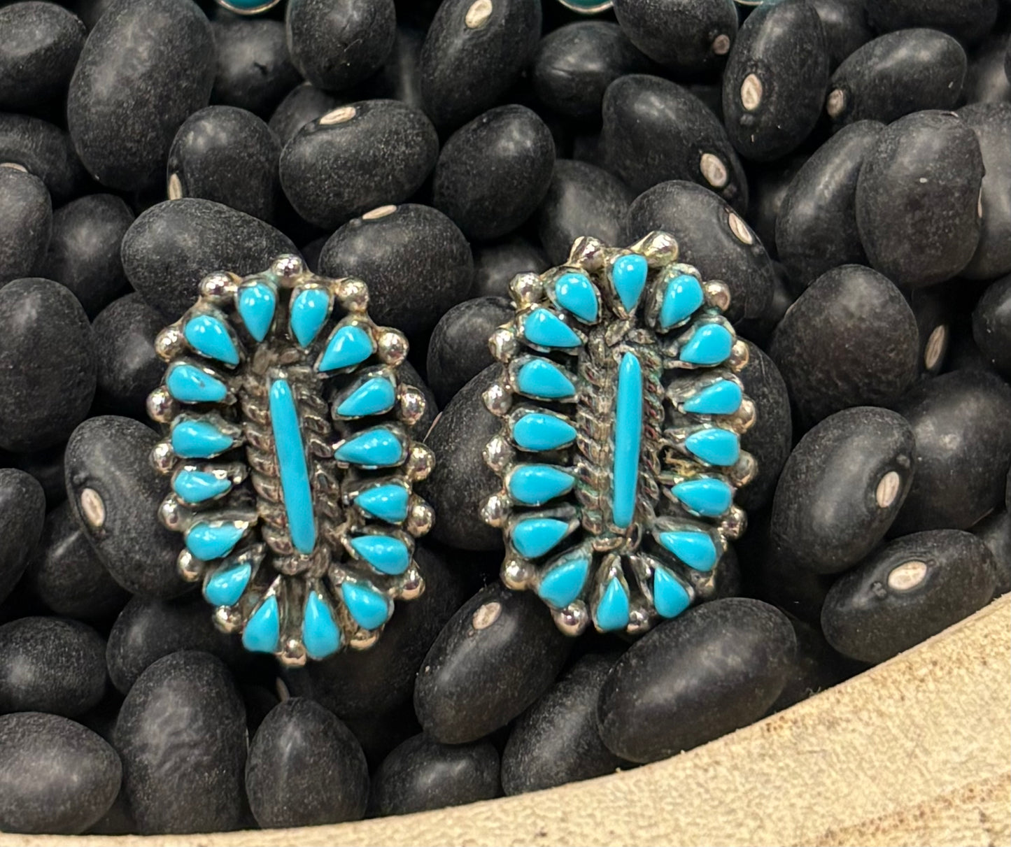 Mini Turquoise Concho Studs