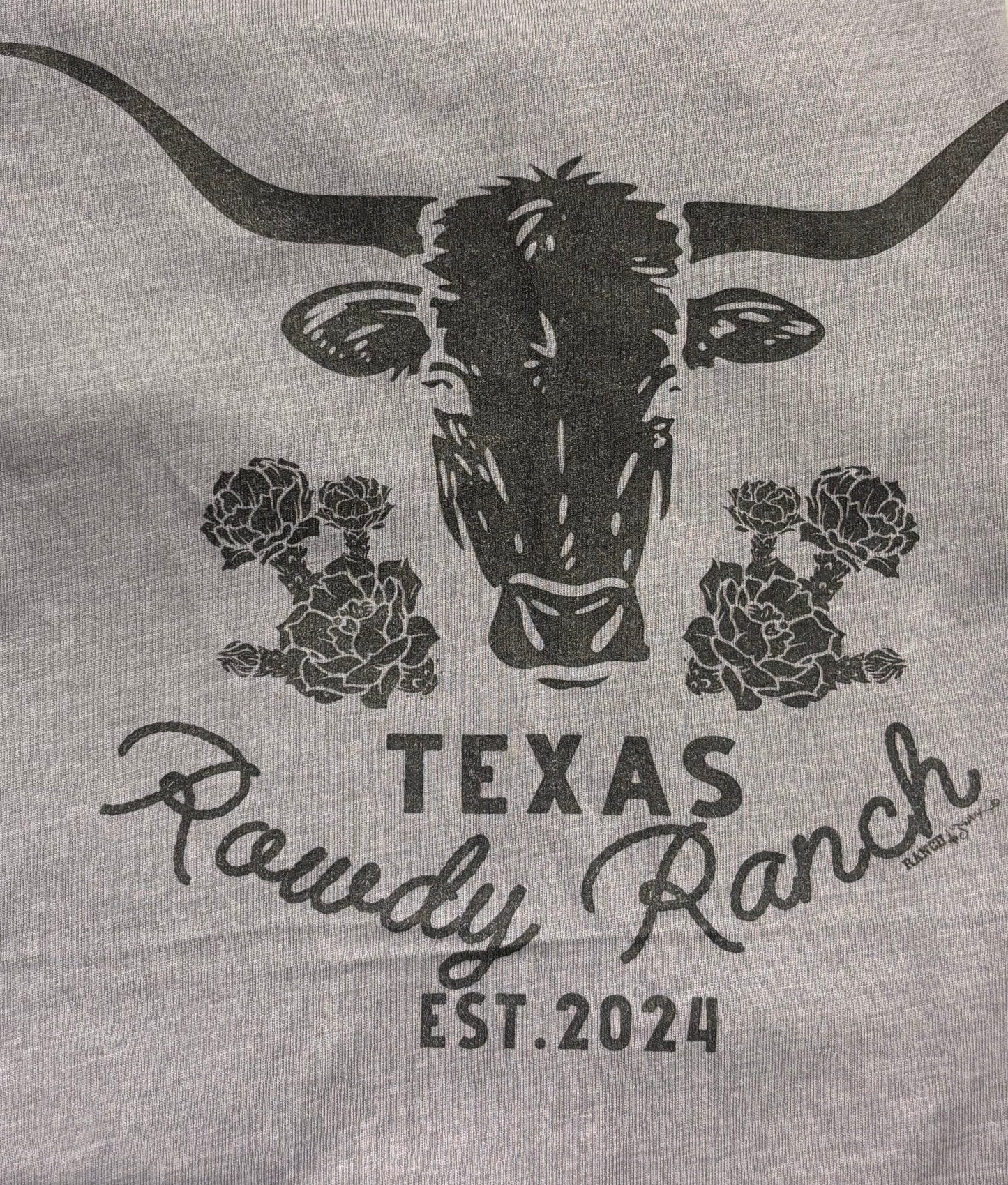 Bull Skull Rowdy Ranch Tee