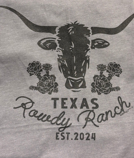 Bull Skull Rowdy Ranch Tee