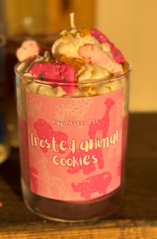 Frosted Animal Cookie Candle