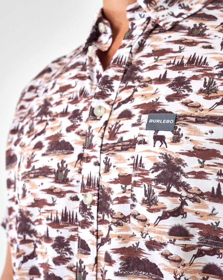 Performance Button Up - Brush Country
