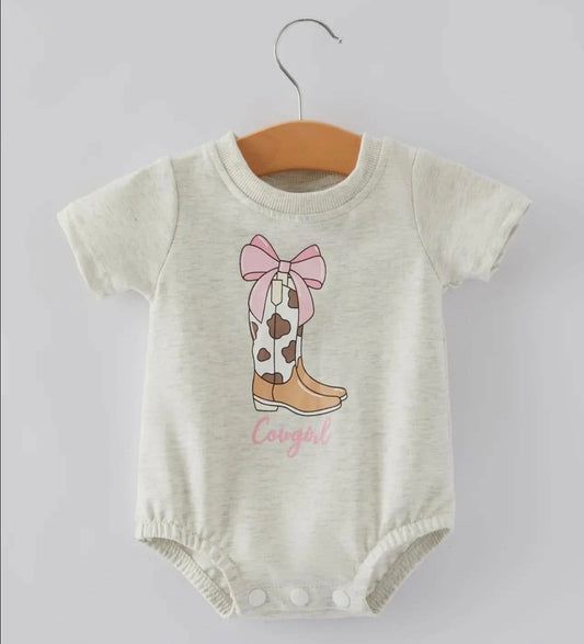 Cowgirl Bubble Romper