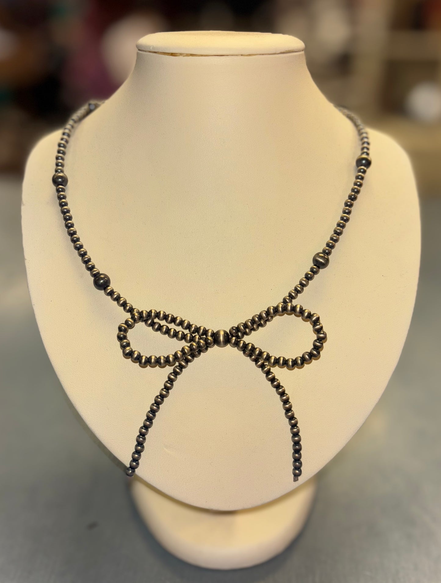 Big Bow- Navajo Pearl Necklace