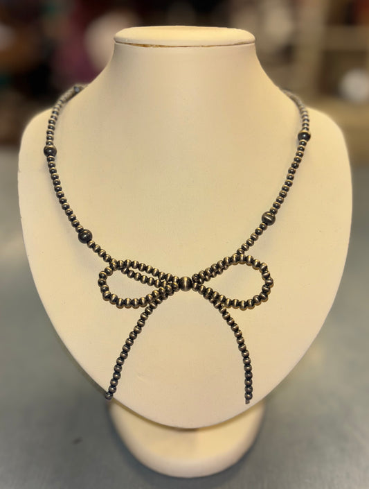 Big Bow- Navajo Pearl Necklace