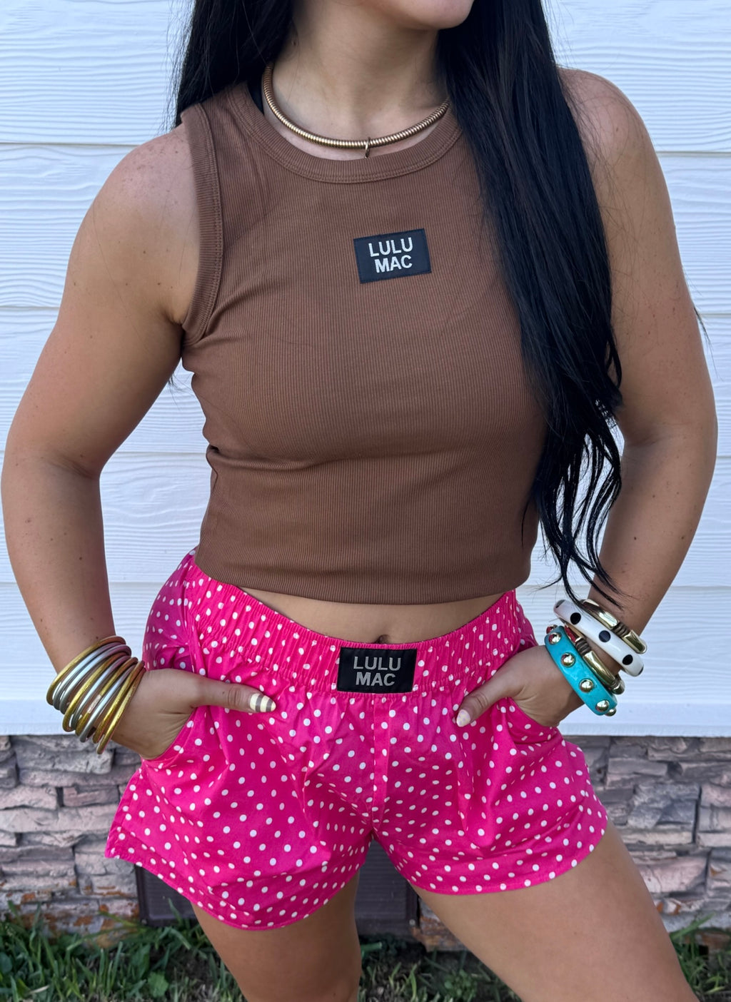 LULU MAC BROWN TANK