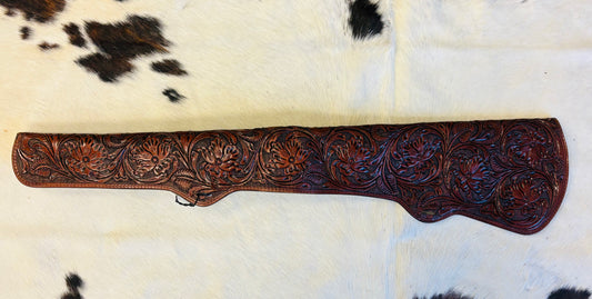 Tooled Leather Rifle Holster