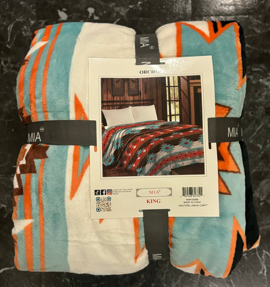Orchid Blanket - King Size