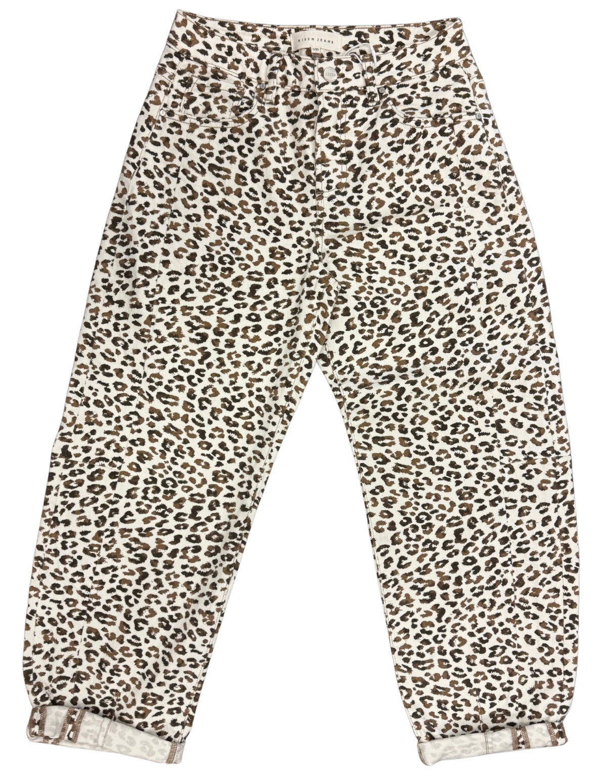 Risen Jeans - Slouchy Cropped Barrel Pants