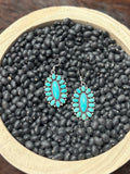 Turquoise Concho Earrings