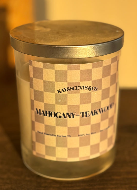 Teakwood & Mahogany Candle