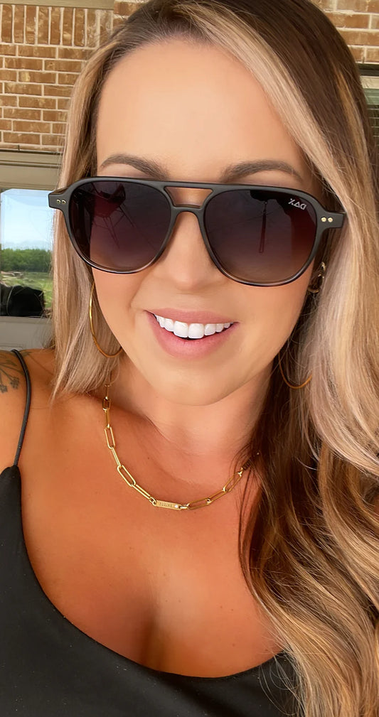 Briggs Black Gradient Sunglasses