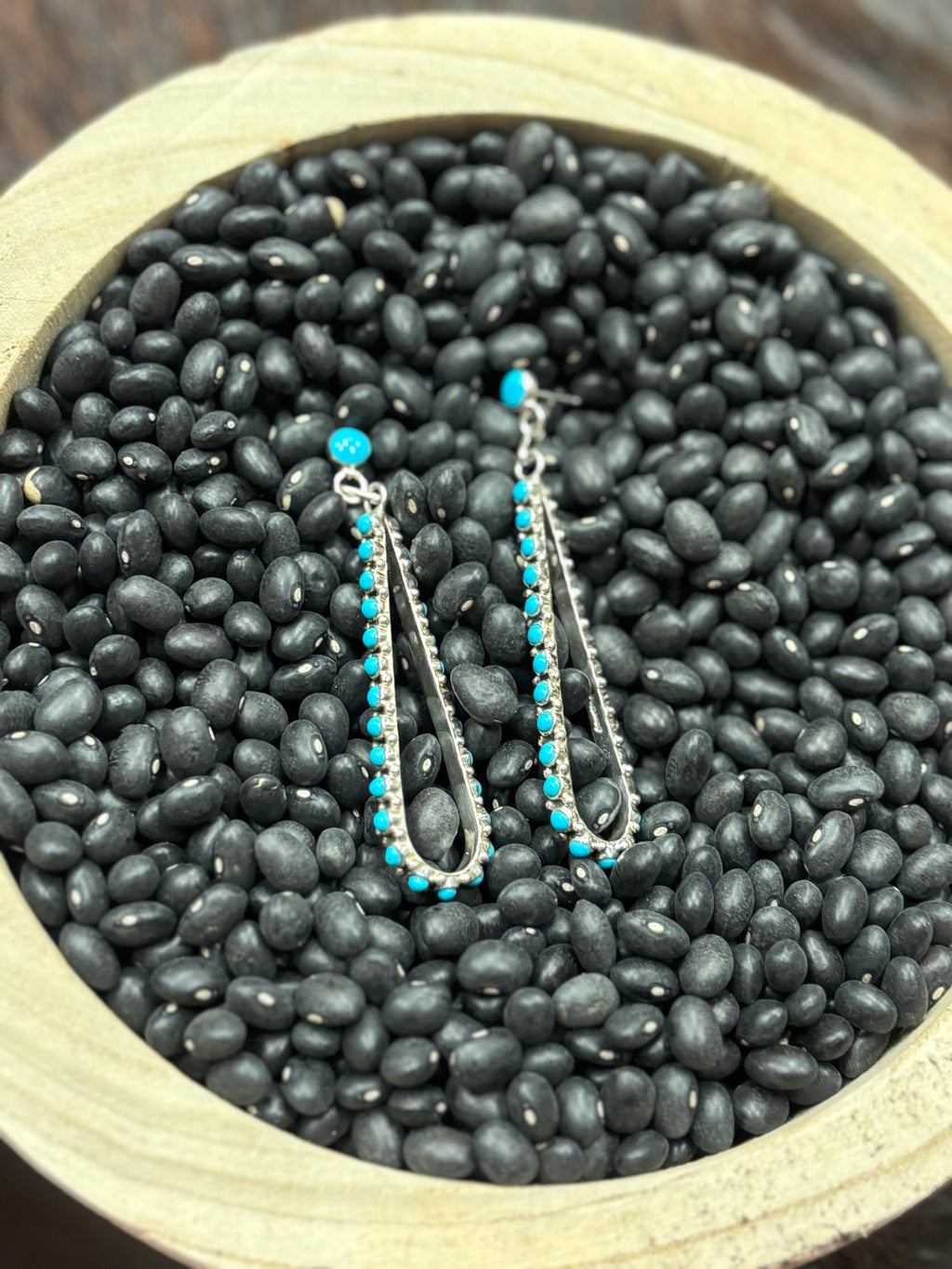 Teardrop Turquoise Earrings