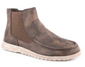 Roper Mens Brown Faux Leather Romeo Side Gore