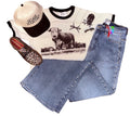 The Horned Bull Ringer Tee 