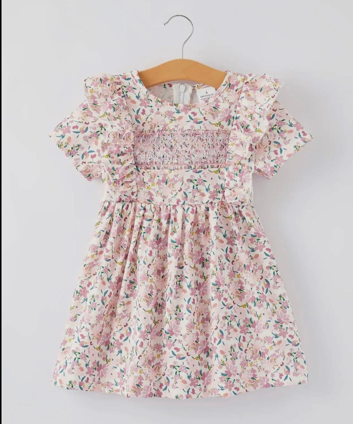 Baby Floral Smocked Romper