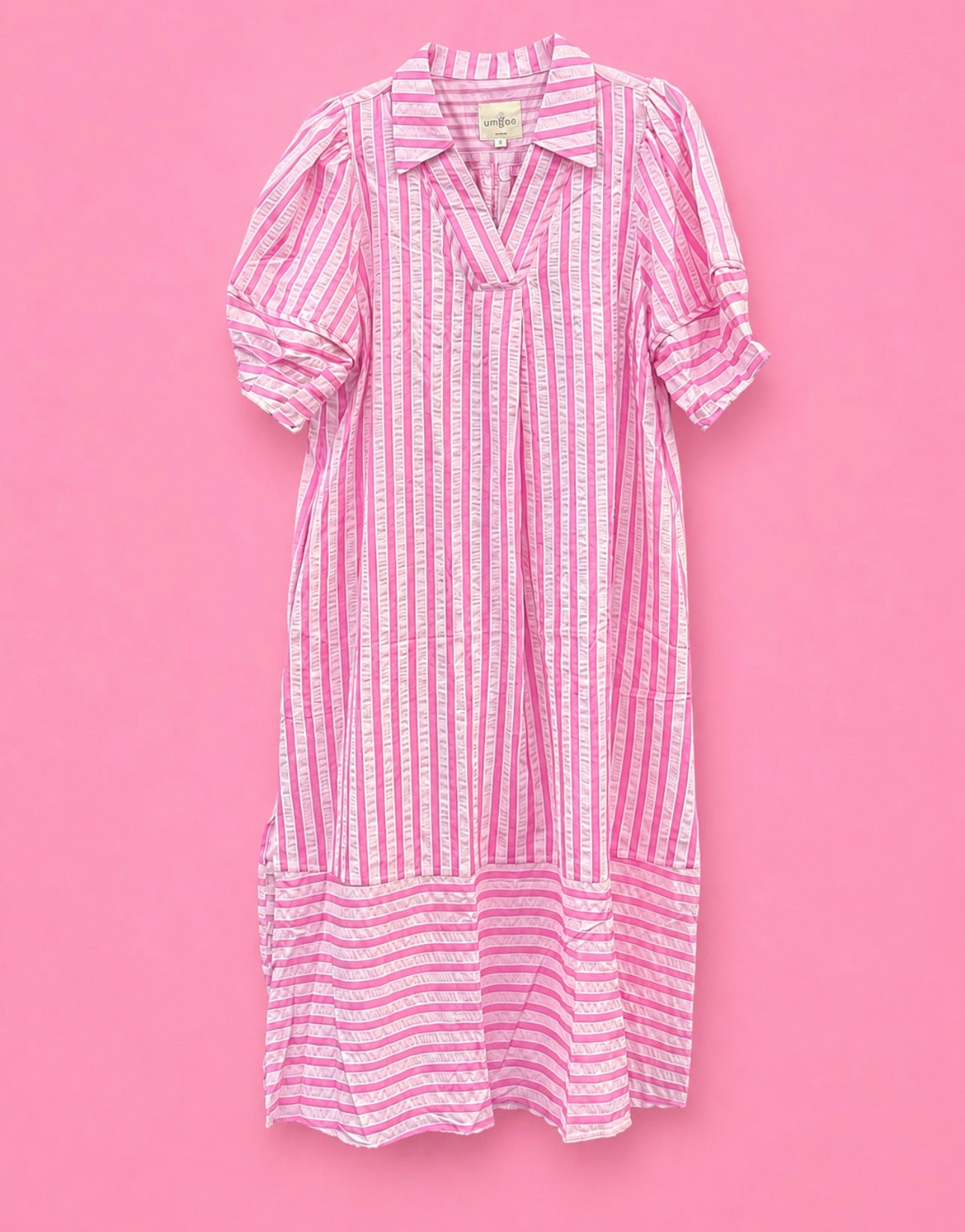 Pretty in Pink Striped Dress