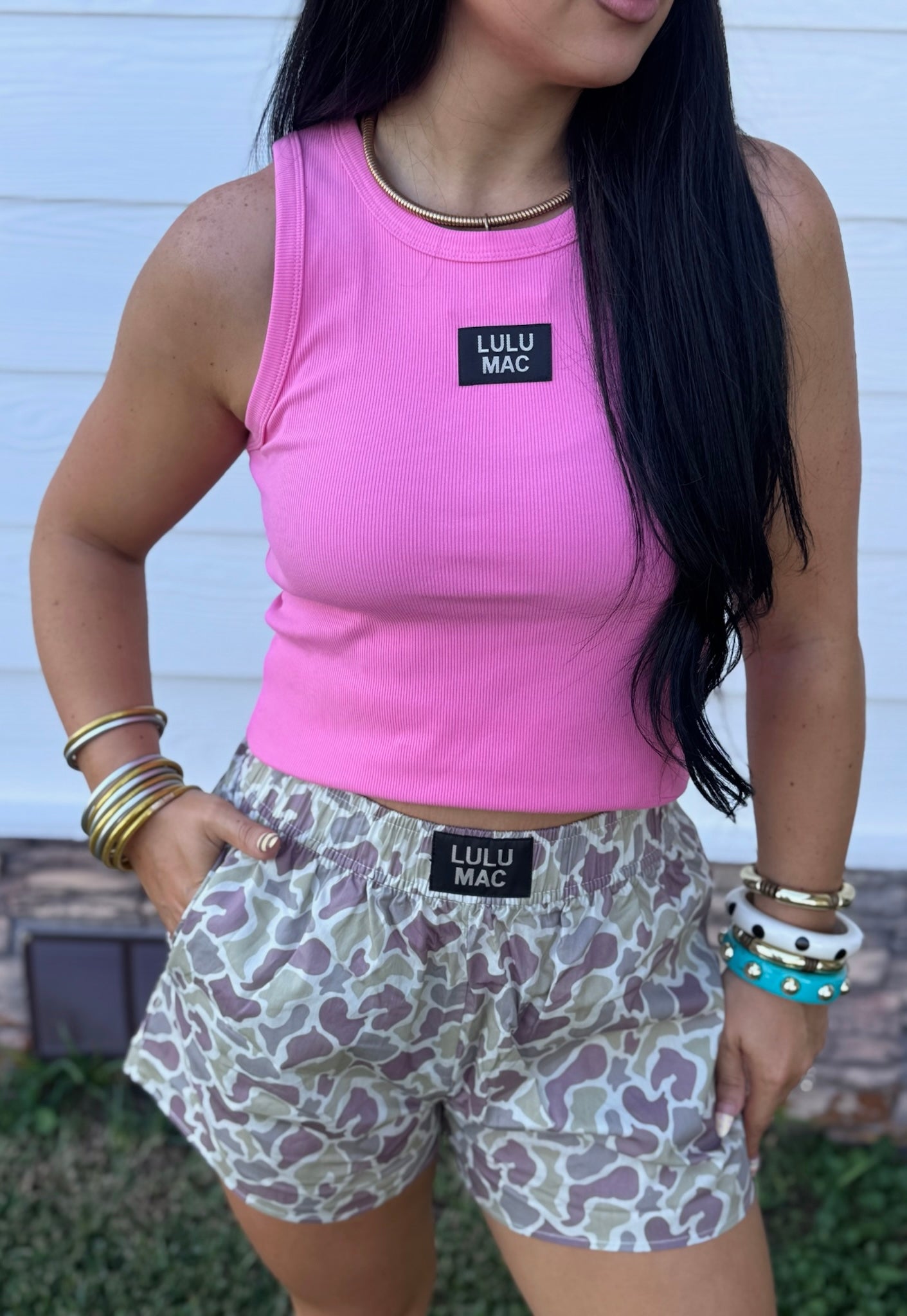 LULU MAC BUBBLEGUM PINK TANK